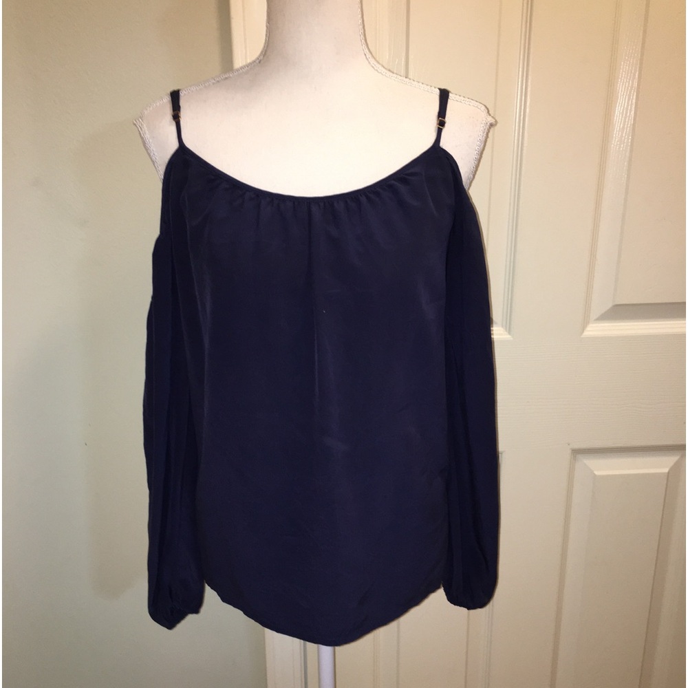 Lilly Pulitzer Silk Cold Shoulder Top